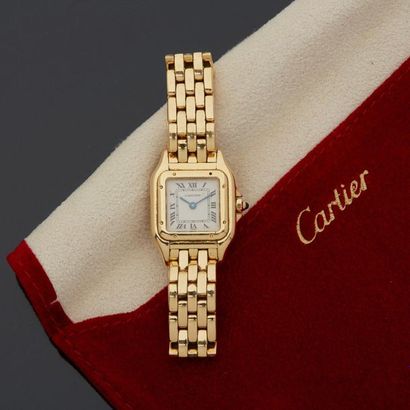 CARTIER Women's bracelet watch Panther model...