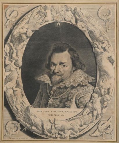 null Peter SOUTMAN et Peter Ludwig Van SCHUPPEN
Portrait de Philippe de Nassau ,...