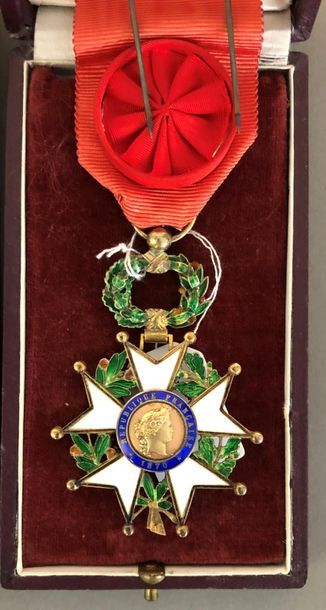 null Étoile de Chevalier de la Légion d'Honneur, IIIème République. Email, ruban...
