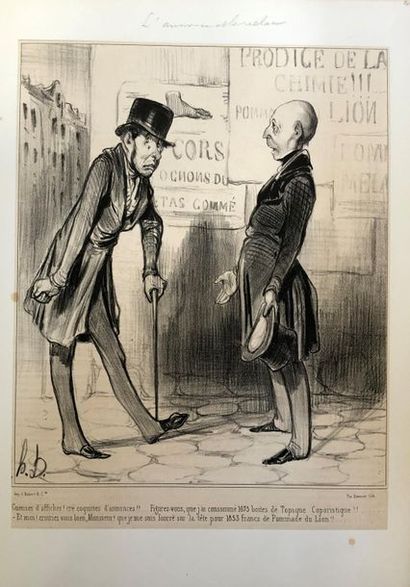 null Honoré DAUMIER 1808-1879
Environ 80 planches : série des musiciens de Paris,...