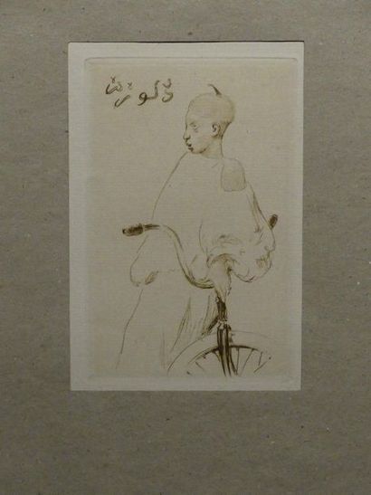 null Lot comprenant :
Marguerite DELORME (1876-1946)
3 estampes représentant des...