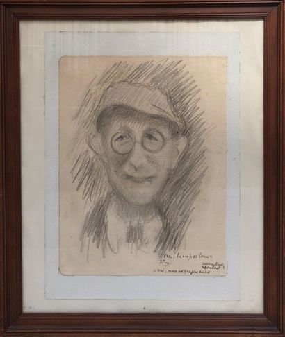 null Jean PUY (1876-1960)
Autoportrait
Crayon sur papier, signé en bas à droite....