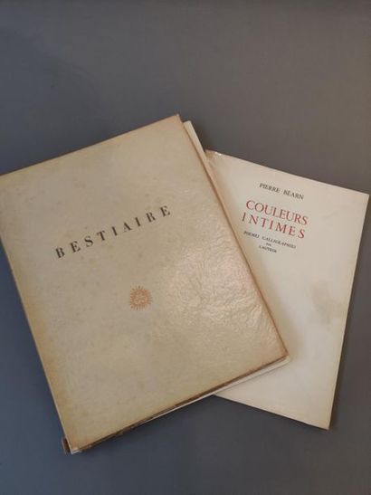 null 2 livres illustrés
- « Bestiaire » de René Kerdyk avec 14 eaux-fortes de Pedro...