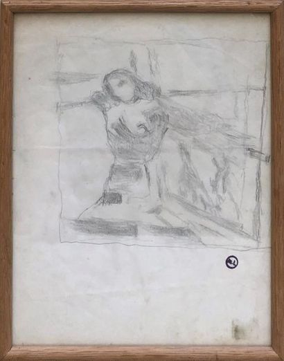 null Mikhaïl LARIONOV (1811-1964)
Personnage
Crayon sur papier. Cachet de l'atelier...