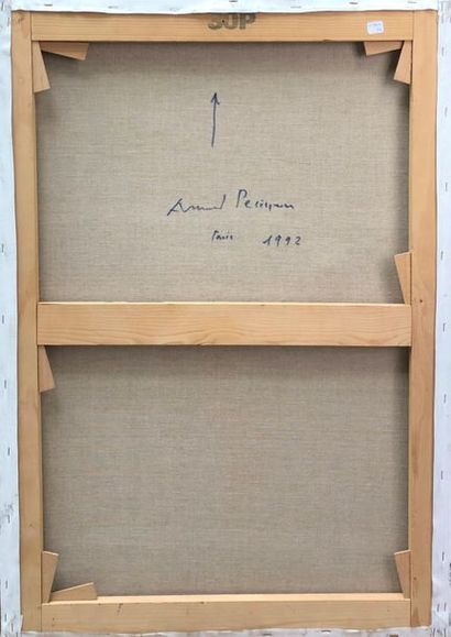 null Armand PETITJEAN (1909-2004)
Sans titre, 1992
Acrylique sur toile.
Signée, située...