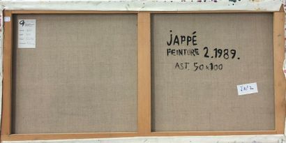 null Jean-Paul JAPPE (1936)
Peinture 2.1989
Acrylique sur toile signée en bas à droite,...