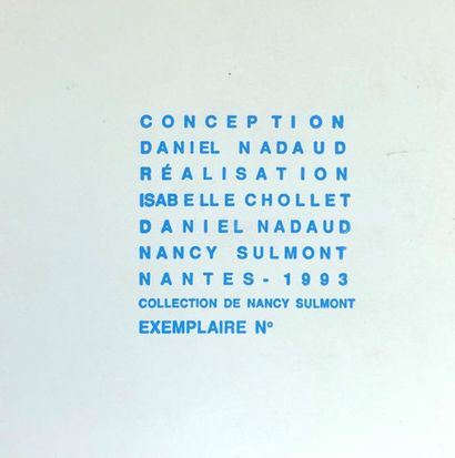 null Daniel NADAUD (1942)
L'âme de fond
Livre illustré, Nantes, 1993
19 x 20 cm
On...