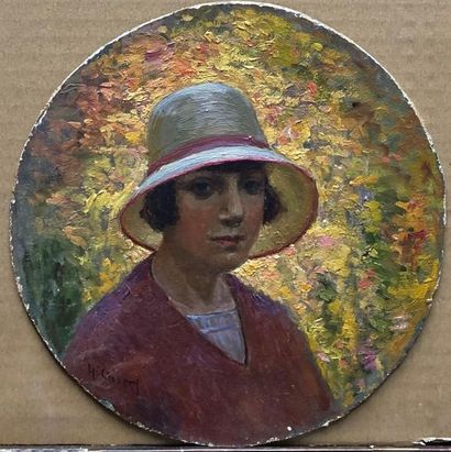 Henri CHARRY (1878-1962)
Portrait de femme...