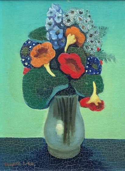 Madeleine LUKA (1894-1989)
Bouquet de fleurs
Huile...
