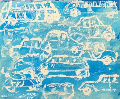 null Jeantimir KCHAOUDOFF (1941-2017)
Un embouteillage, 1951
Huile sur toile.
Signée...