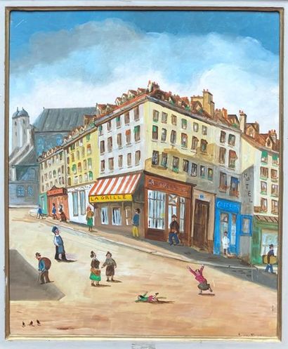 null Jean FOUS (1901-1971)
La rue Mabillon
Huile sur panneau.
Signée en bas à gauche....