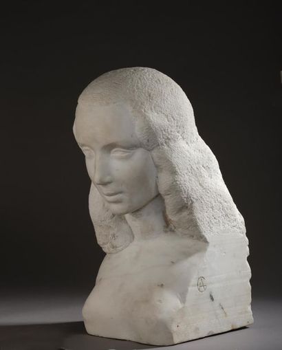 Alphonse GREBEL (1885-1968)
Buste de femme...