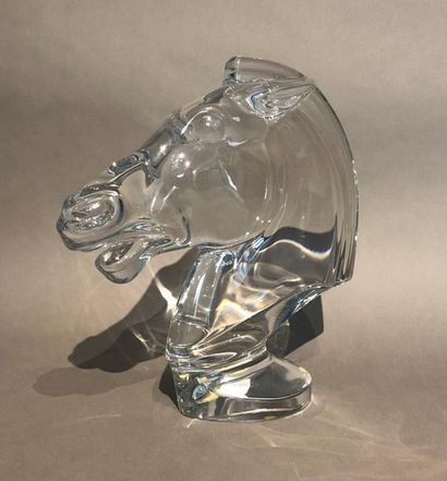 Tête de cheval en cristal de Sèvres
H : 29...