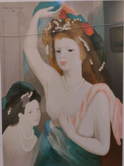 null Charles SORLIER d'après Marie LAURENCIN (1883-1956)
Jeunes femmes au collier...