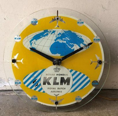 null Horloge KLM par Gerrer
Quelques manques
D : 31 cm
