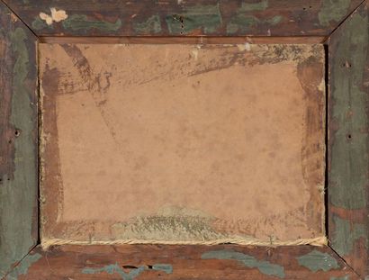 null PIERRON (XIXème siècle)
Lavandières en bord de rivière
Huile sur papier marouflée...