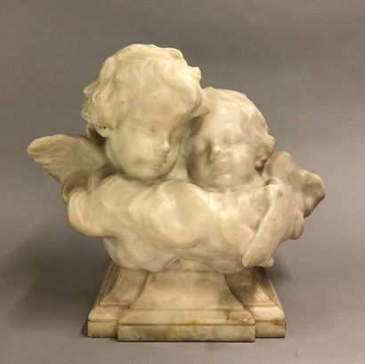 Henri WEIGELE (1858-1927)
Deux anges
Sculpture...