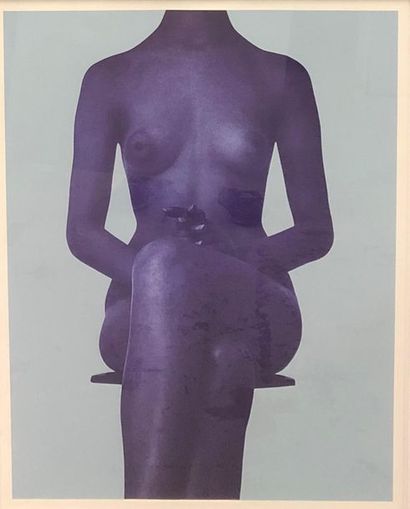 null Claude FERRAND (XXème siècle)
Sans tête, 1970
Lithographie en couleurs, signée,...