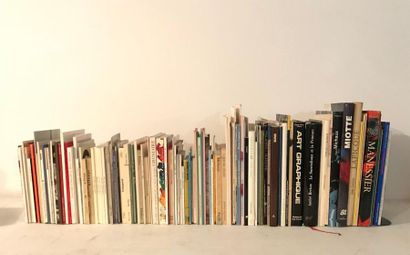 null Lot de livres d’art et catalogues d'expositions dont : Benrath, Georges, Artsept,...