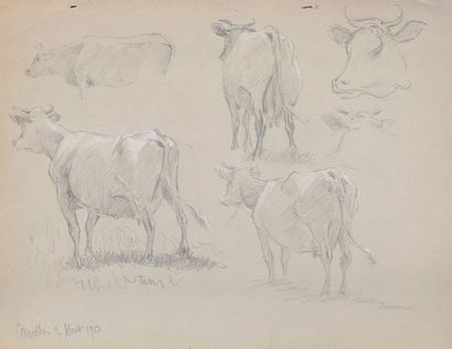 null Charles WISLIN (1852-1932)

Un carton contenant 26 études de vaches à Carolles...