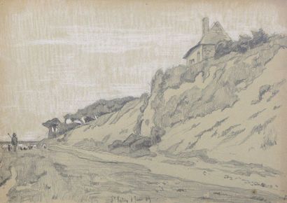 null Charles WISLIN (1852-1932)

Set of about 100 pencil and white chalk sketches,...