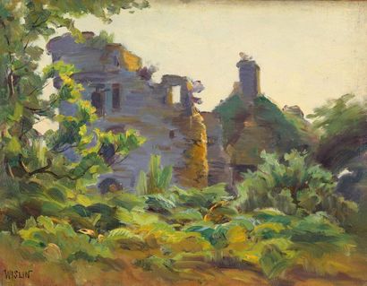 null Charles WISLIN (1852-1932)

The castle of Rustephan in Pont Aven

Oil on canvas.

Signed...