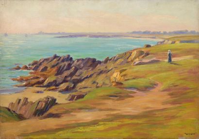null Charles WISLIN (1852-1932)

Femme regardant la mer

Huile sur toile.

Signée...
