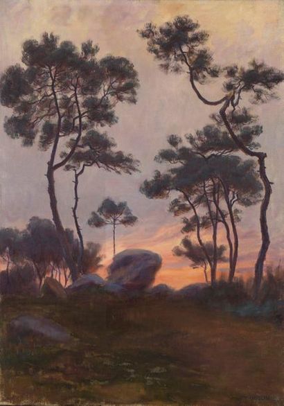 null Charles WISLIN (1852-1932)

Les pins à Trégunc

Huile sur toile.

Signée en...