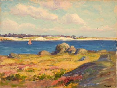 null Charles WISLIN (1852-1932)

La plage de Cabellou, Concarneau

Huile sur panneau.

Signée...