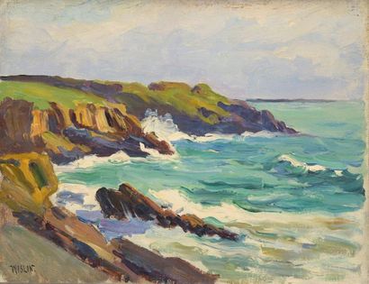 Charles WISLIN (1852-1932)

Rocky coast at...