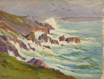 null Charles WISLIN (1852-1932)

Les mouettes à Port-Manec’h, octobre 1907

Huile...