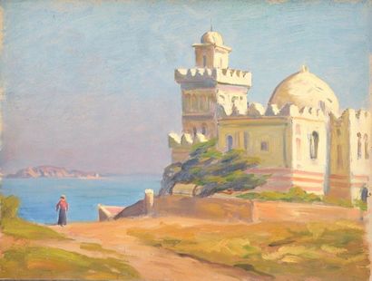 null Charles WISLIN (1852-1932)

La Villa Constantine, Saint-Lunaire

Oil on panel.

Located...