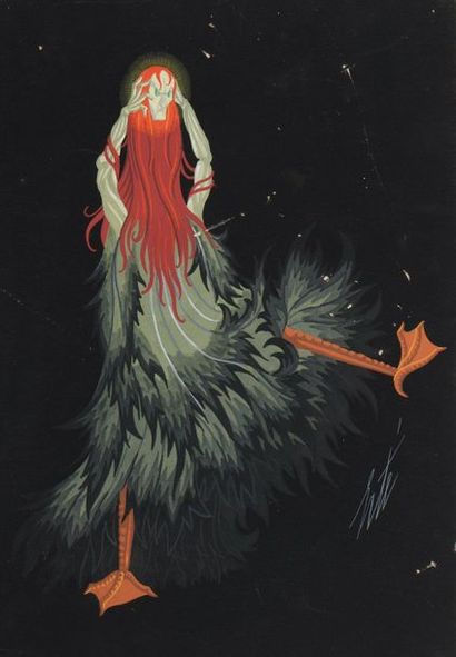 ERTÉ (1892-1990)

Bird-footed witch in a...