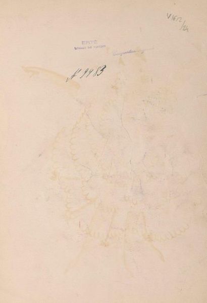 null ERTÉ (1892-1990)

Cancan (robe rouge)

Gouache sur papier.

Signée en bas à...