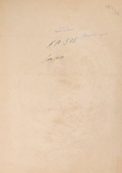null ERTÉ (1892-1990)

Cancan aux bas-résille, costume de femme

Gouache sur papier.

Signée...