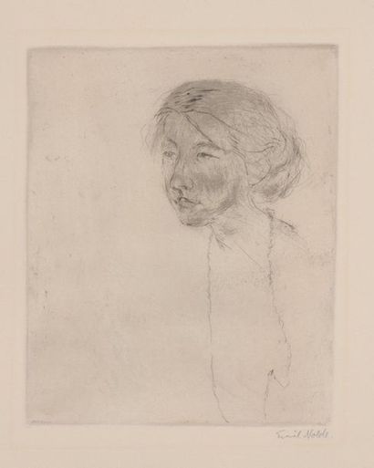 null Emil NOLDE (1867-1956)

Annemie, 1909 

Eau-forte aquatinte sur vélin, signée...