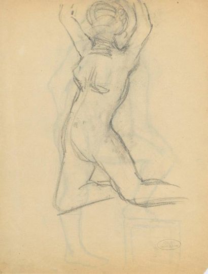 null André DERAIN (1880-1954)

Kneeling nude and male nude

Pencil on double-sided...