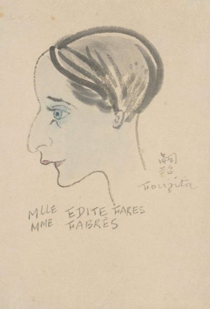 null Tsuguharu FOUJITA (1886-1968)

Portrait of Edith Fabrès, wife of Oscar Fabrès,...