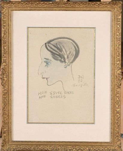 null Tsuguharu FOUJITA (1886-1968)

Portrait d’Edith Fabrès, épouse d’Oscar Fabrès,...
