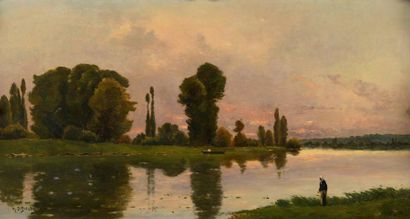 null Henri Jacques DELPY (1877-1957)

Paysanne en bord de rivière au crépuscule

Huile...