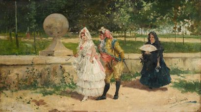 null Eugenio LUCAS Y VILLAAMIL (1858-1918)

Jeune Espagnole, galant et veuve dans...