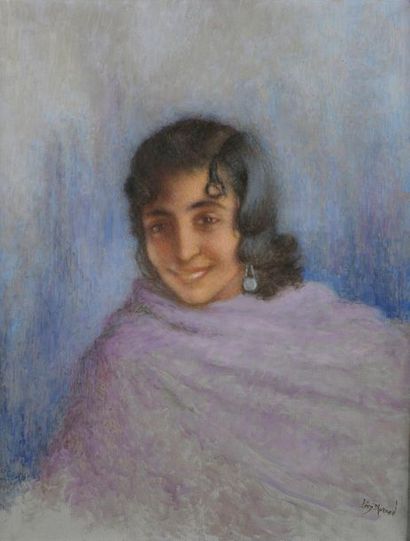 null Lucien LÉVY-DHURMER (1865-1953)

Portrait of Anne

Oil on canvas.

Signed lower...