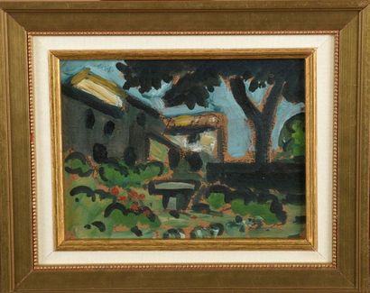 null Auguste Elisée CHABAUD (Nîmes 1881 - Mas de Martin 1955)

The painter's house

Oil...