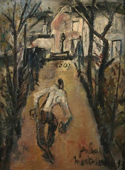 null GEN PAUL (1895-1975)

Bowlers in Montmartre, 1923

Oil on canvas.

Signed, dated...