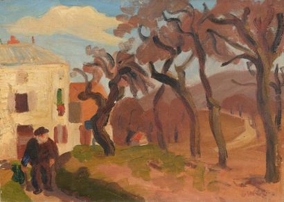 null Jules Émile ZINGG (1882-1942)

Village en automne

Huile sur toile.

Signée...