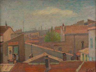 null Ossip LUBITCH (1896-1990)

The red roofs

Oil on canvas.

Signed lower right.

46...
