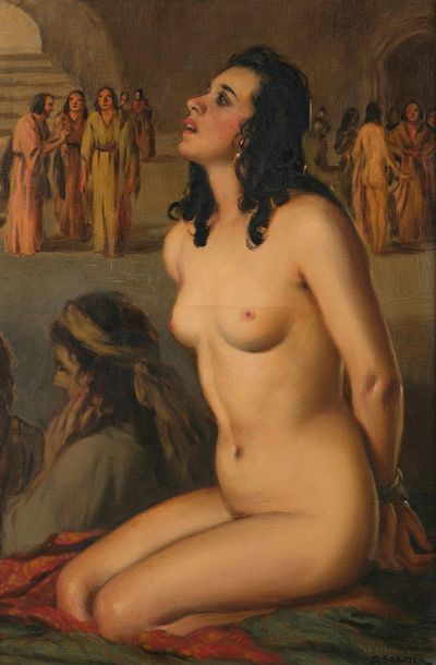 null Daniel SABATER Y SALABERT (1888-1951)

La esclava blanca, 1945

Oil on canvas....
