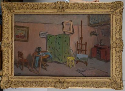 null Robert PIKELNY (1904-1986)

L’atelier de l’artiste

Huile sur panneau d’isorel.

Signée...