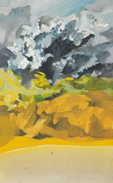 null Otto SCHAUER (1923-1985)

Presumed landscape of Aix-en-Provence, 1973

Oil on...