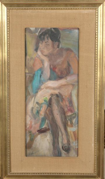 null Lazarus VOLOVICK (1902-1977)

La Rêverie

Oil on canvas.

Signed lower left.

55...